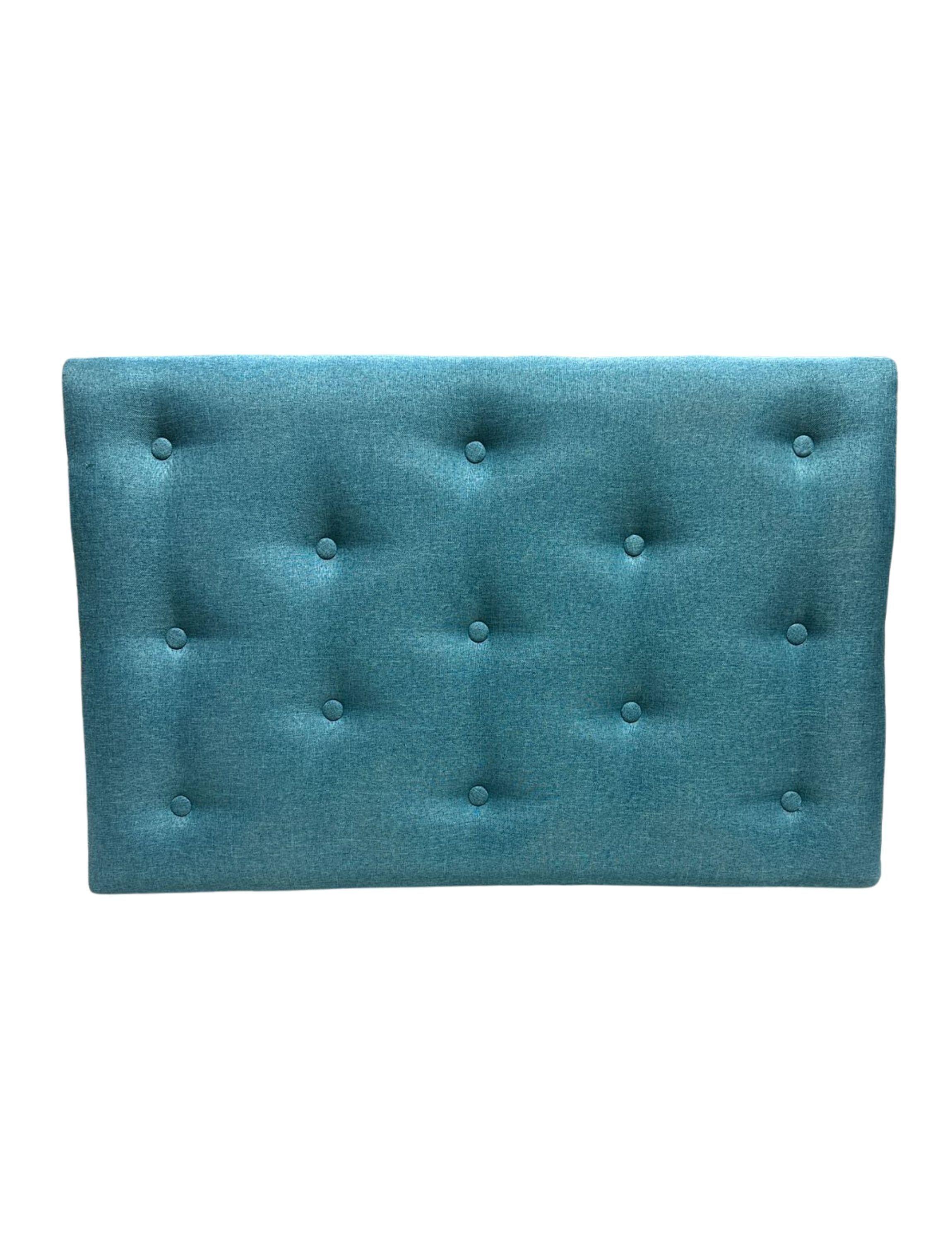 Respaldo 1 Plaza Turquesa Lino Muebles Rimar-4