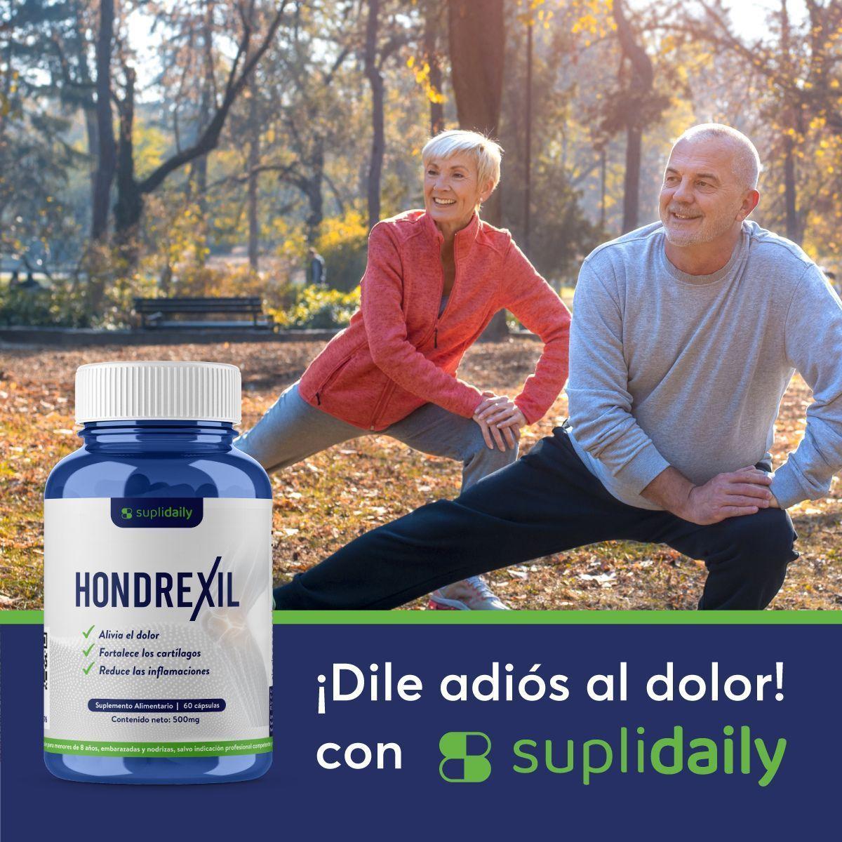 Hondrexil Colageno Suplemento Articular Alta Potencia SupliDaily 60 Caps Pack X3-2