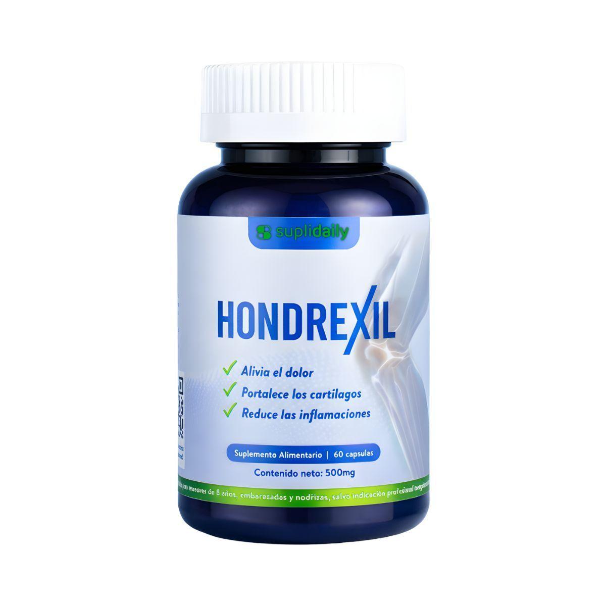 Hondrexil Colageno Suplemento Articular Alta Potencia SupliDaily 60 Caps-0