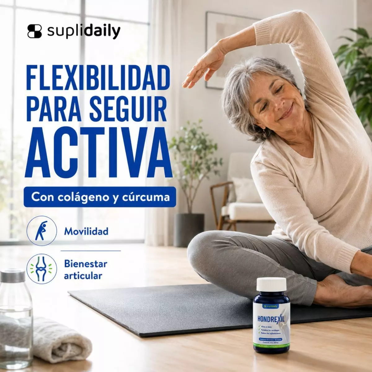 Hondrexil Colageno Suplemento Articular Alta Potencia SupliDaily 60 Caps-2