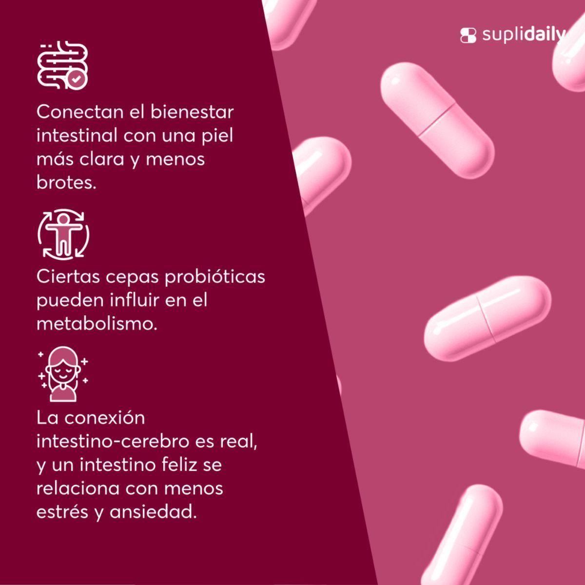 Probióticos Mujer 60 Billones 12 Cepas 180 cápsulas Prebióticos 6 Meses   -3