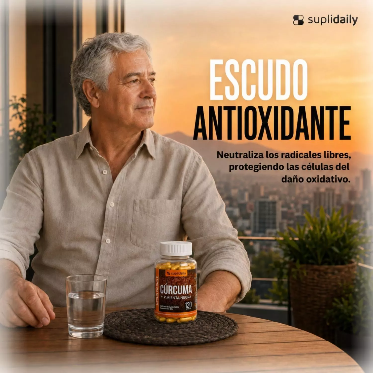 CURCUMA + PIMIENTA NEGRA 1000MG ALTA ABSORCION Antiinflamatorio Articulaciones-0