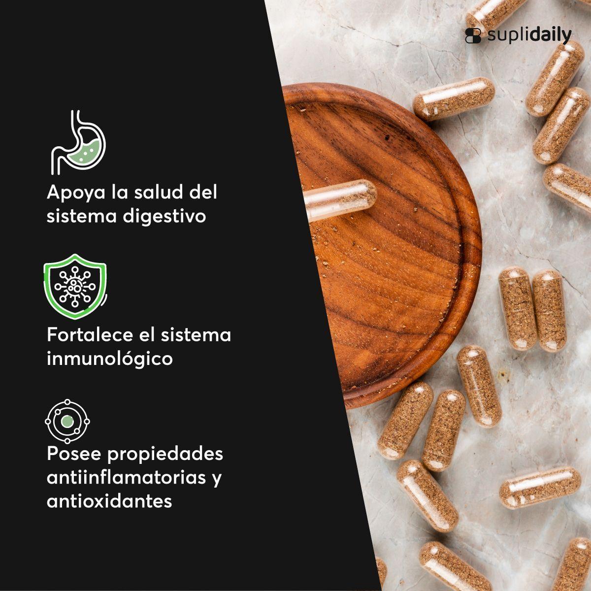 Pack x3 Melena De León SupliDaily 505mg 180 Cap Con Piperina Alta Potencia-6