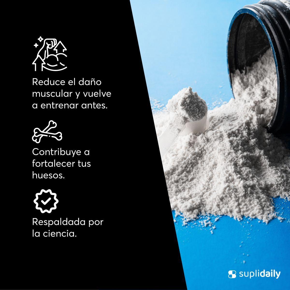 Pack 3 Creatina Monohidrato 100 Pura SupliDaily 900g 180 Porciones Sin Sabor Alta Calidad-4