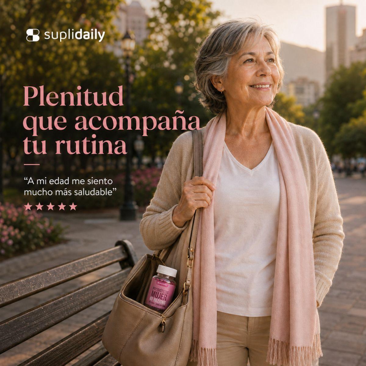 Probióticos Mujer 60 Billones 12 Cepas 120 cápsulas Prebióticos 4 Meses-8