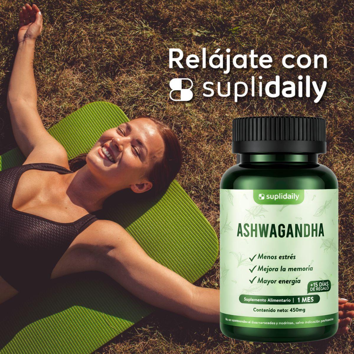 PACK X2 Ashwagandha Premium 450 Mg  90 Porciones Suplidaily-3