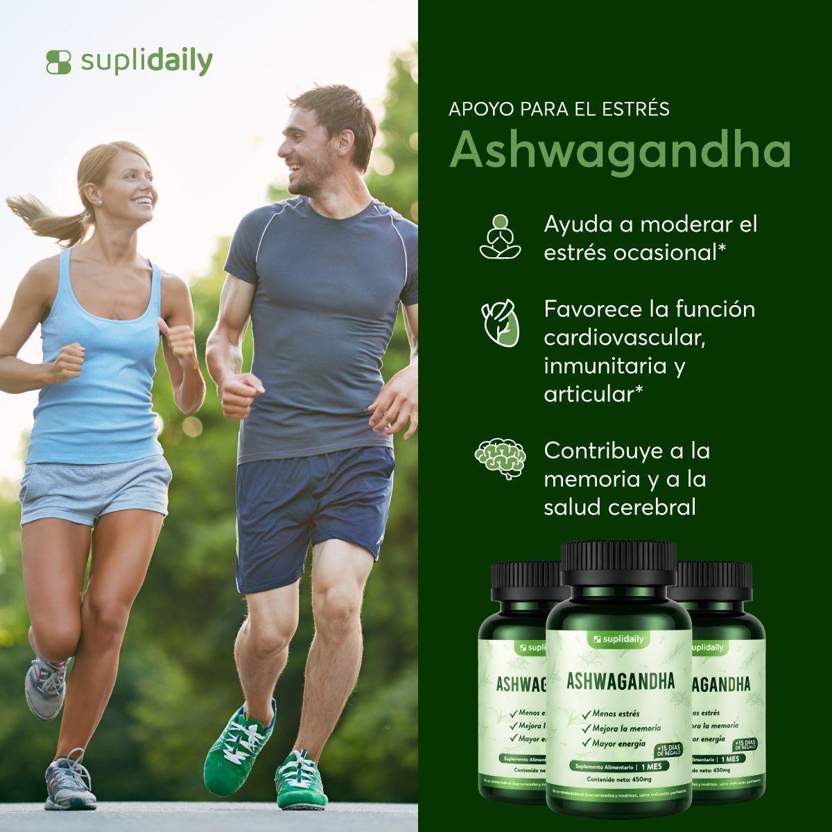 PACK X2 Ashwagandha Premium 450 Mg  90 Porciones Suplidaily-8