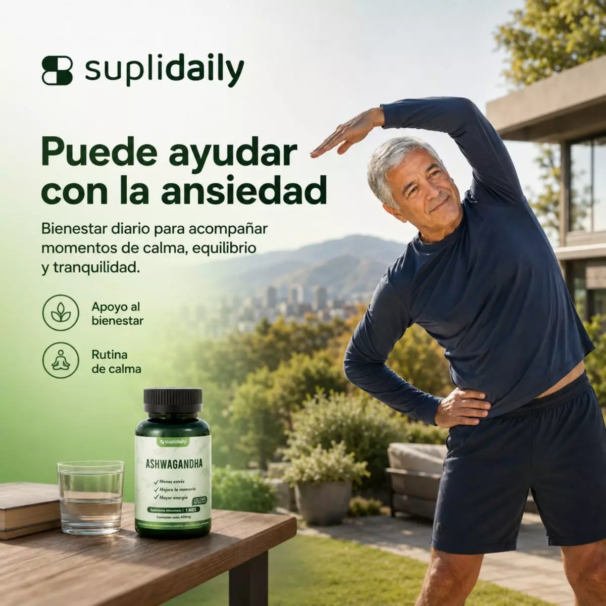 PACK X2 Ashwagandha Premium 450 Mg  90 Porciones Suplidaily-4