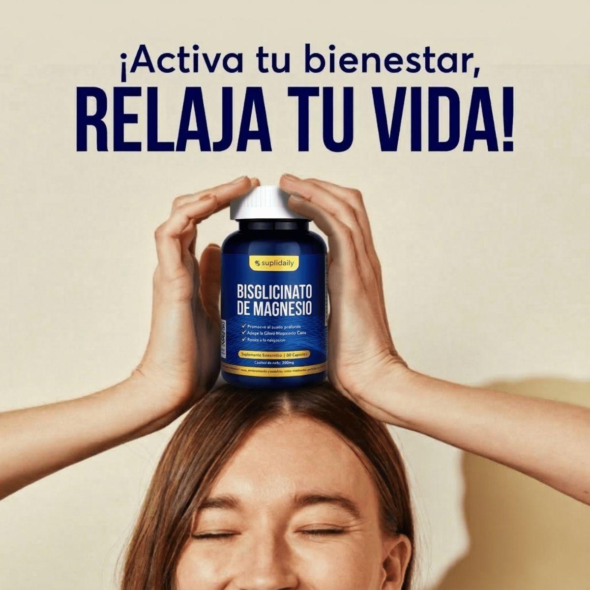 Bisglicinato de Magnesio Alta Absorción 120 Cápsulas Relajación Muscular-8