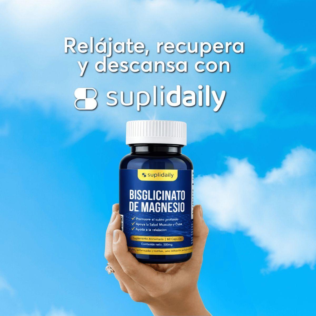 Bisglicinato de Magnesio Alta Absorción 120 Cápsulas Relajación Muscular-9