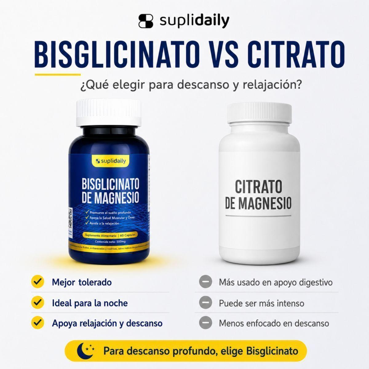 Bisglicinato de Magnesio Alta Absorción 120 Cápsulas Relajación Muscular-5