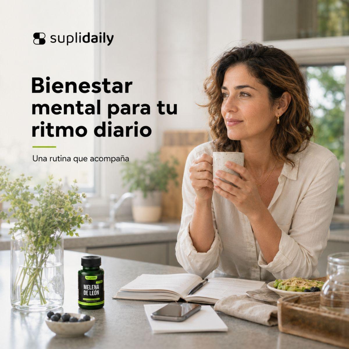 Melena De León SupliDaily 505mg 60 Caps Con Piperina Alta Potencia -4