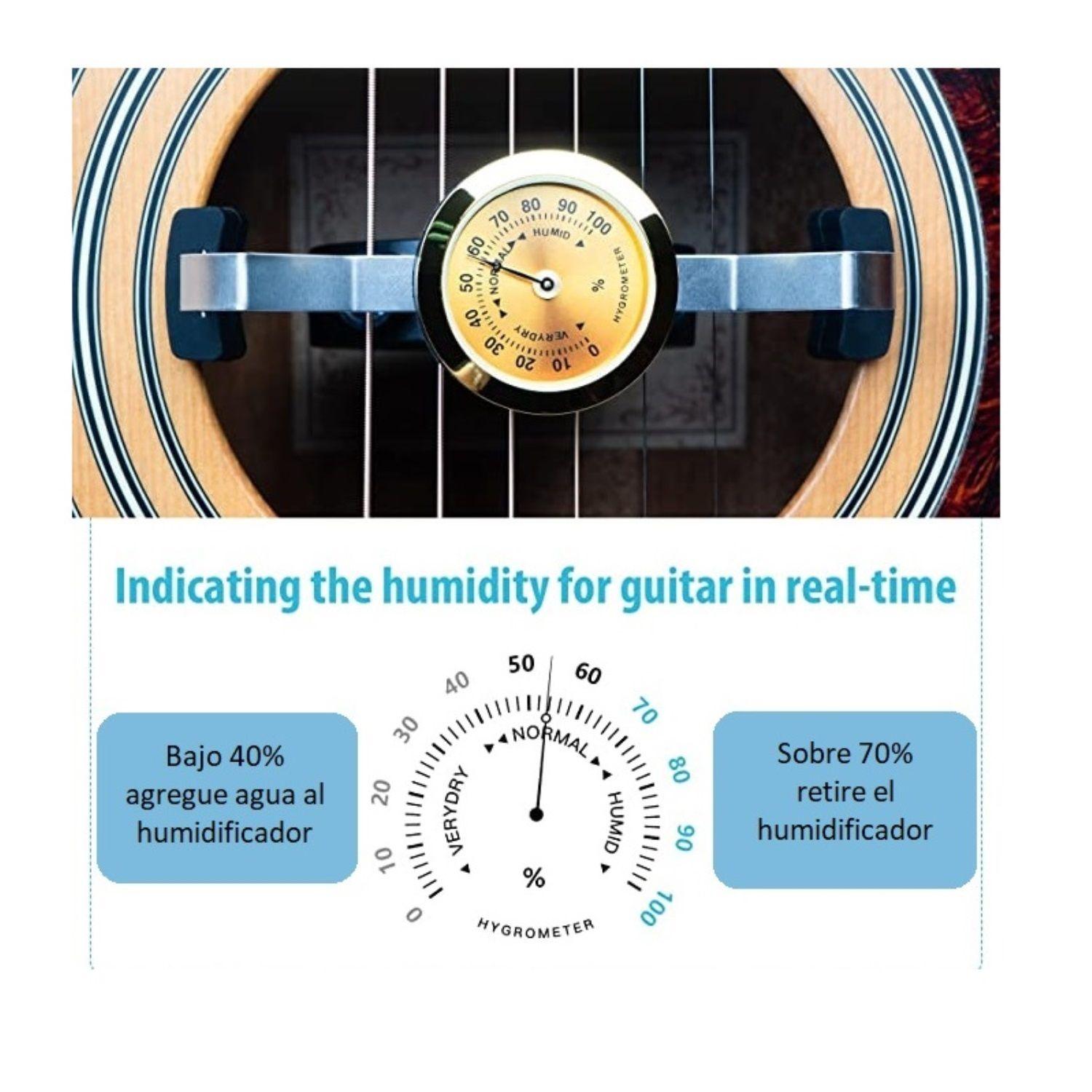 Higrómetro Humidificador Guitto Ghd-03 Para Guitarra-1