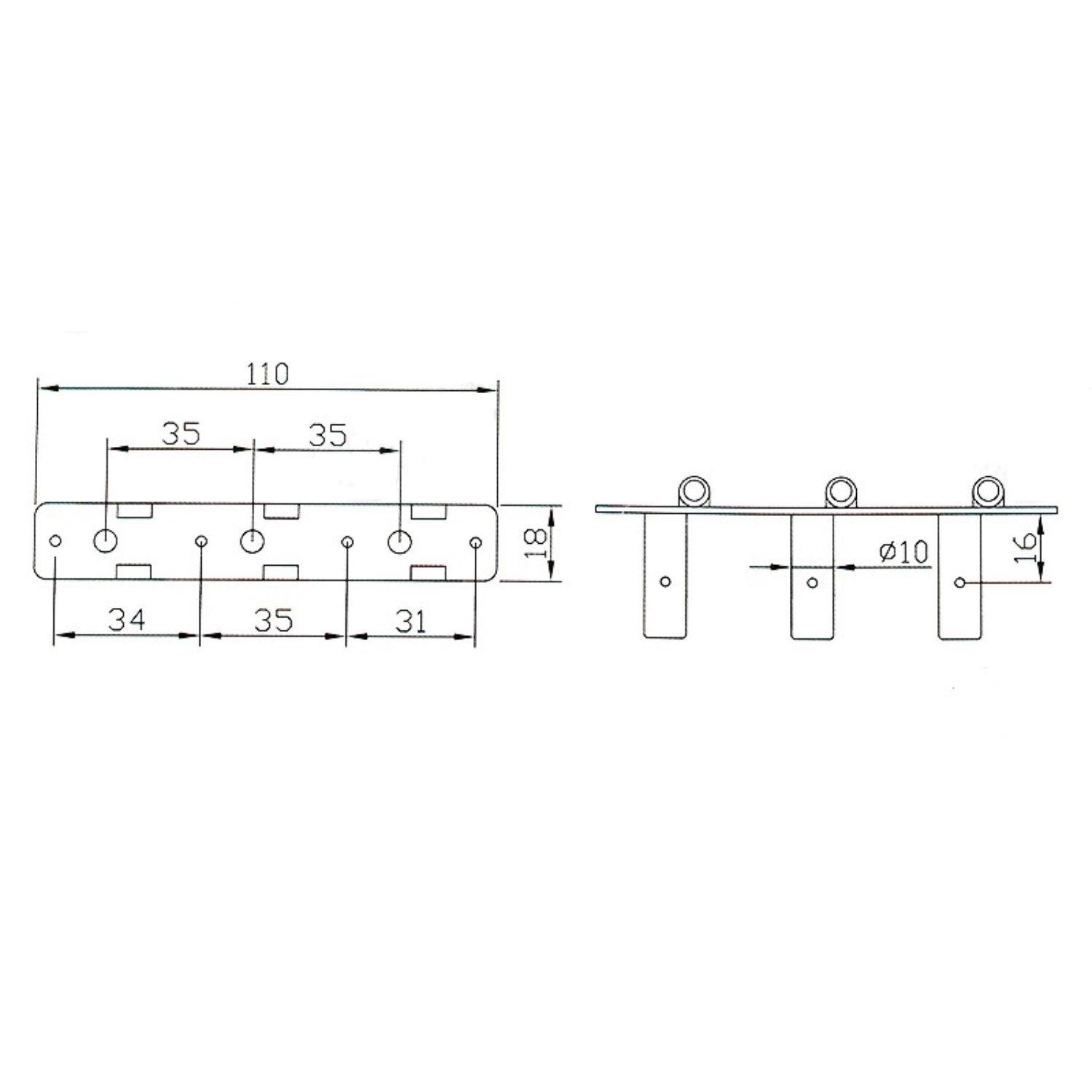 Clavijero Negro Envejecido Para Guitarra Clásica-5