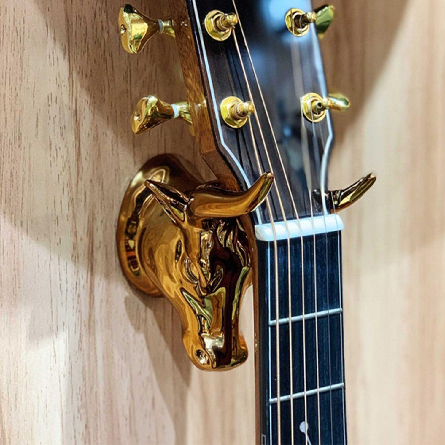Soporte De Guitarra Modelo Bull-hook Para Pared-4