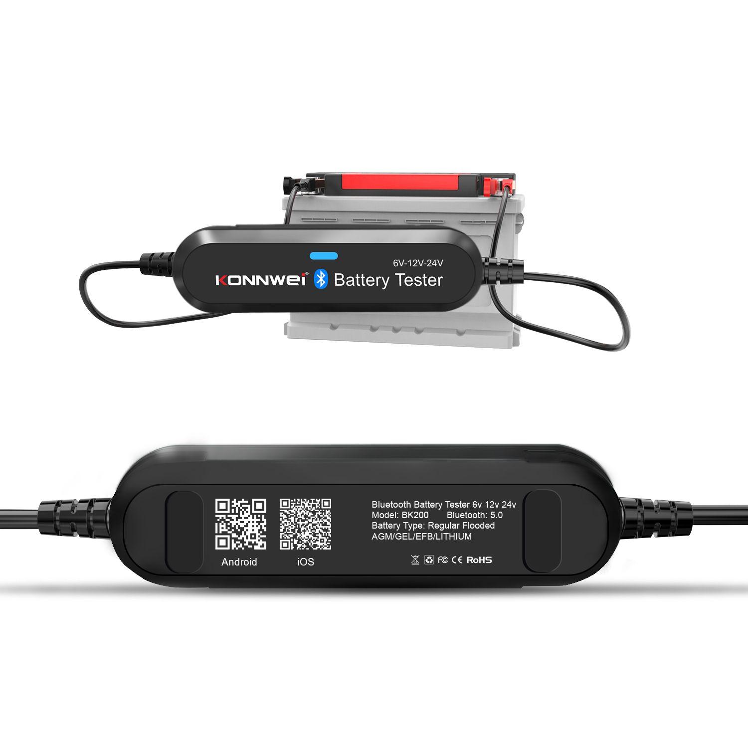 Tester de batería Bluetooth Konnwei BK200-2