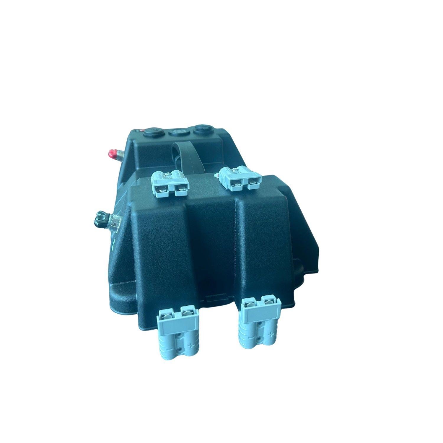 Caja Porta Batería Náutica Con Voltímetro Y Salida 12v Y Usb-5