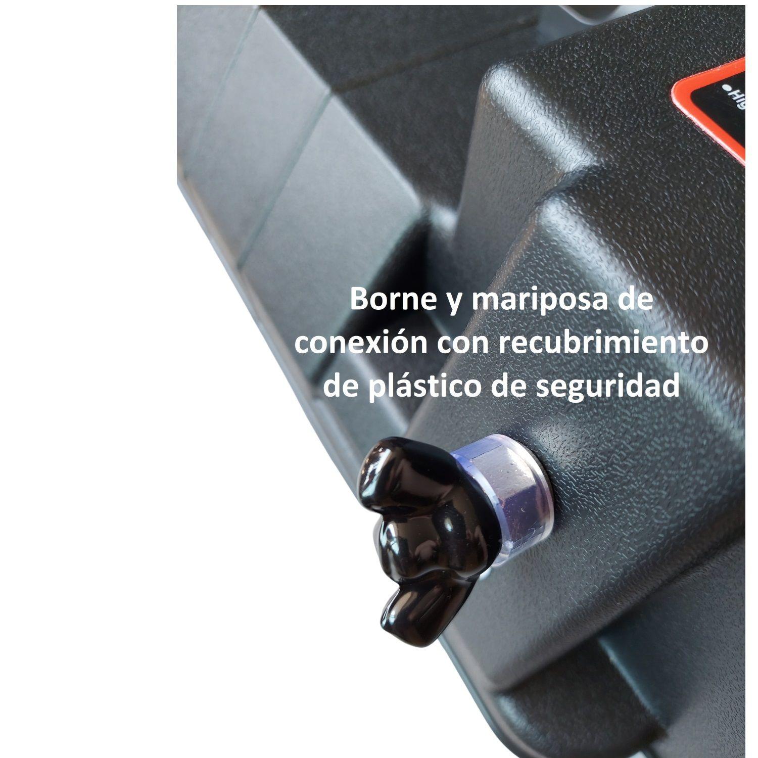 Caja Porta Batería Náutica Con Voltímetro Y Salida 12v Y Usb-7