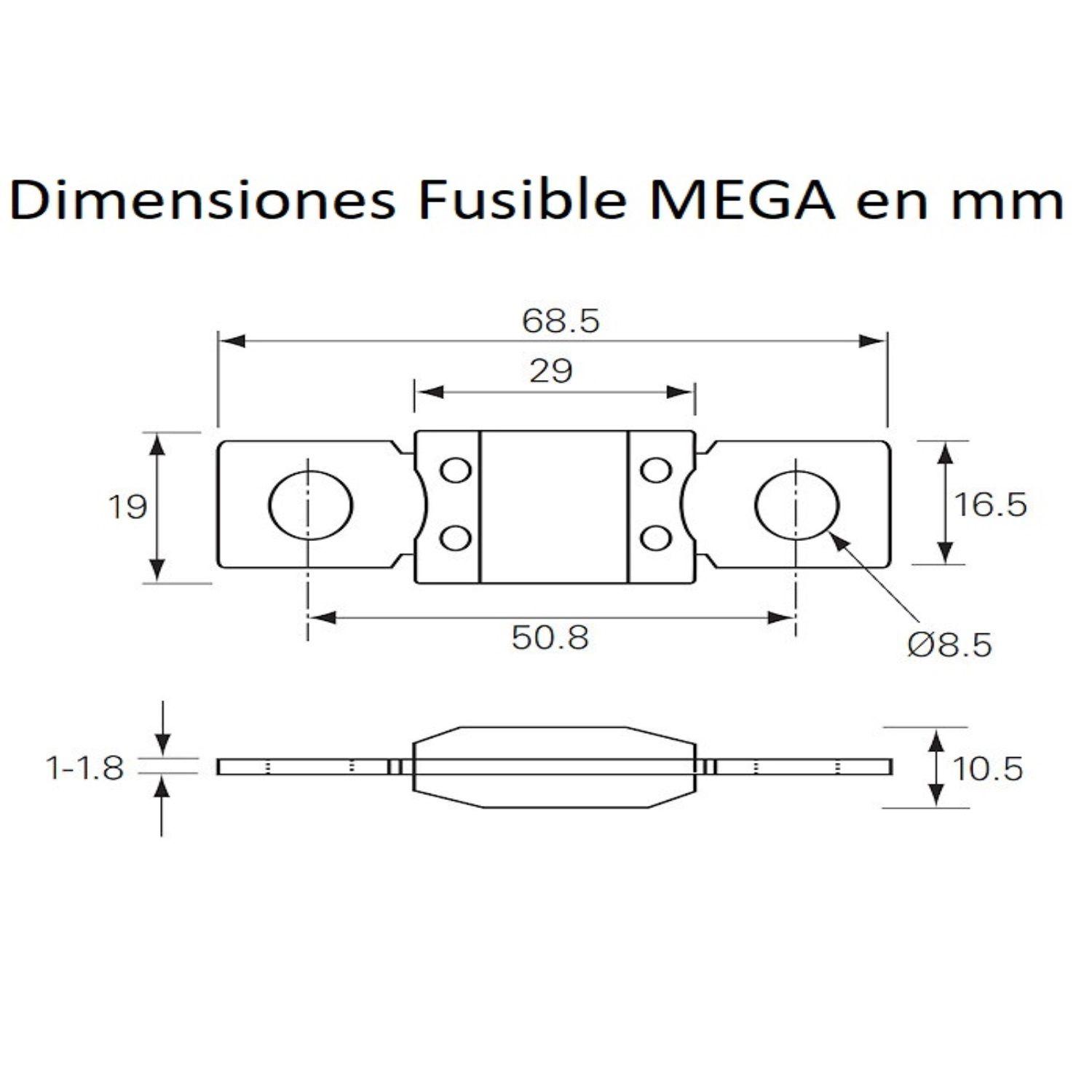 Fusible Mega 225a 70v Para Baterías En 48v-2