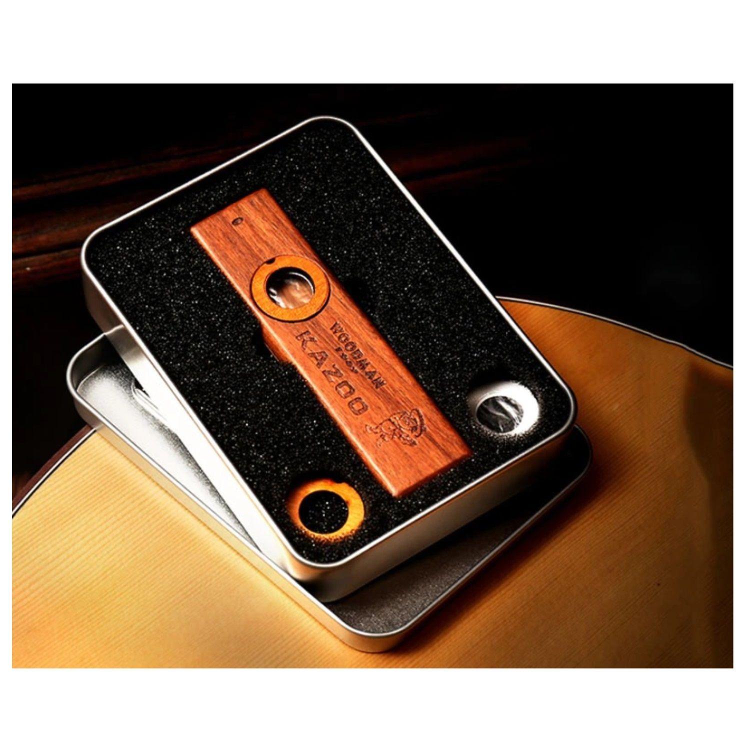 Instrumento Kazoo Profesional De Madera Woodman 1969-6