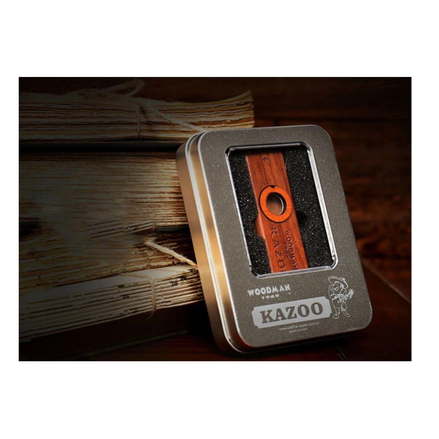 Instrumento Kazoo Profesional De Madera Woodman 1969-7