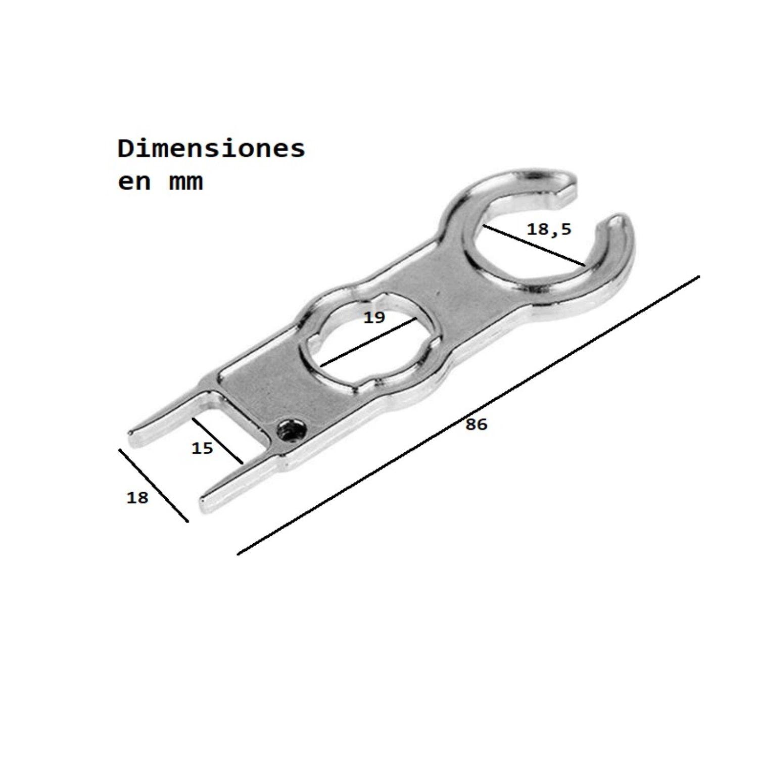 Par Llave Inglesa Mc4 Metálica Para Armar Conector Solar Mc4-2