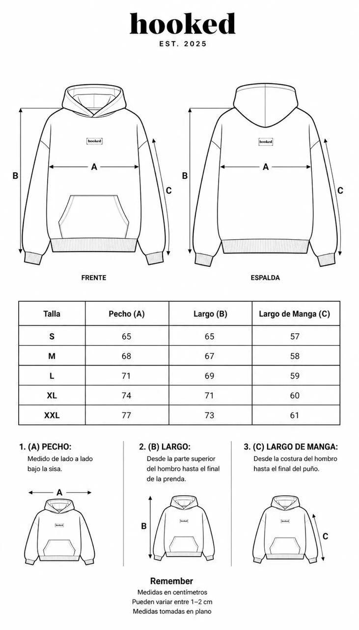 Poleron Boxy Fit Azul Marino - Proximity-7