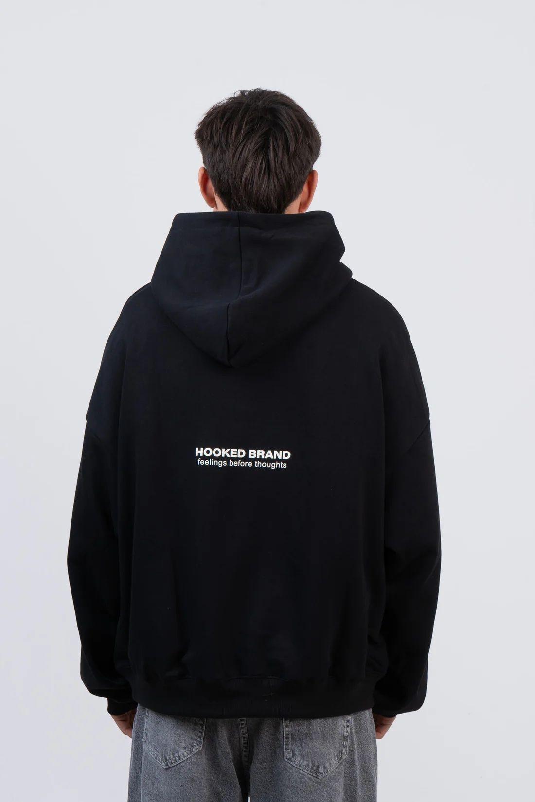 Poleron Boxy Fit Negro Proximity-6