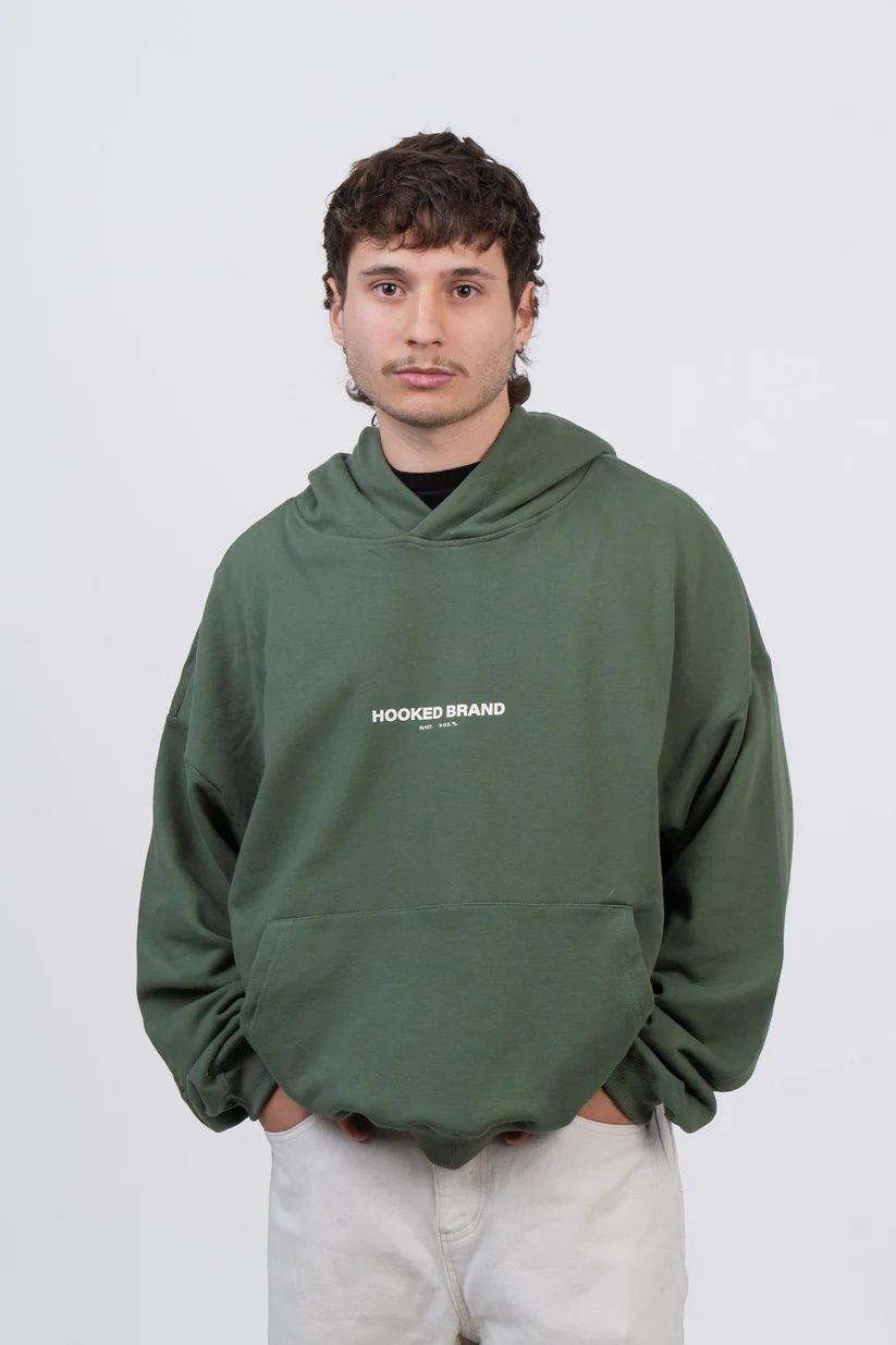 Poleron Boxy Fit Verde Proximity-7