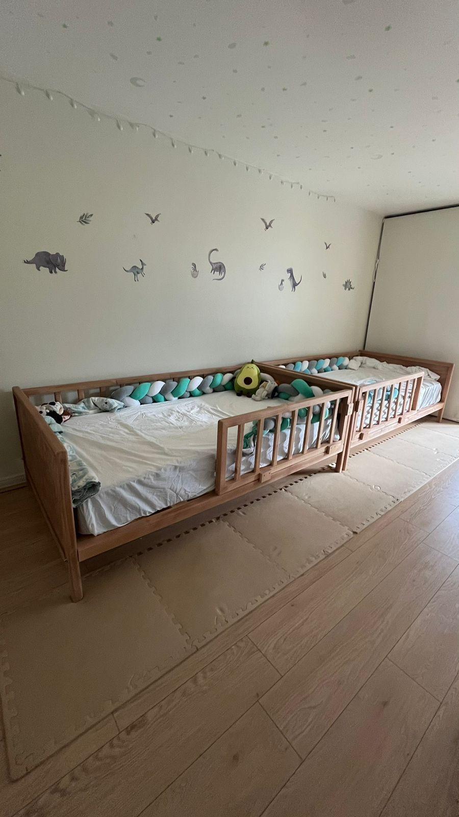 Cama clasica infantil blanca 1,5 plaza-2
