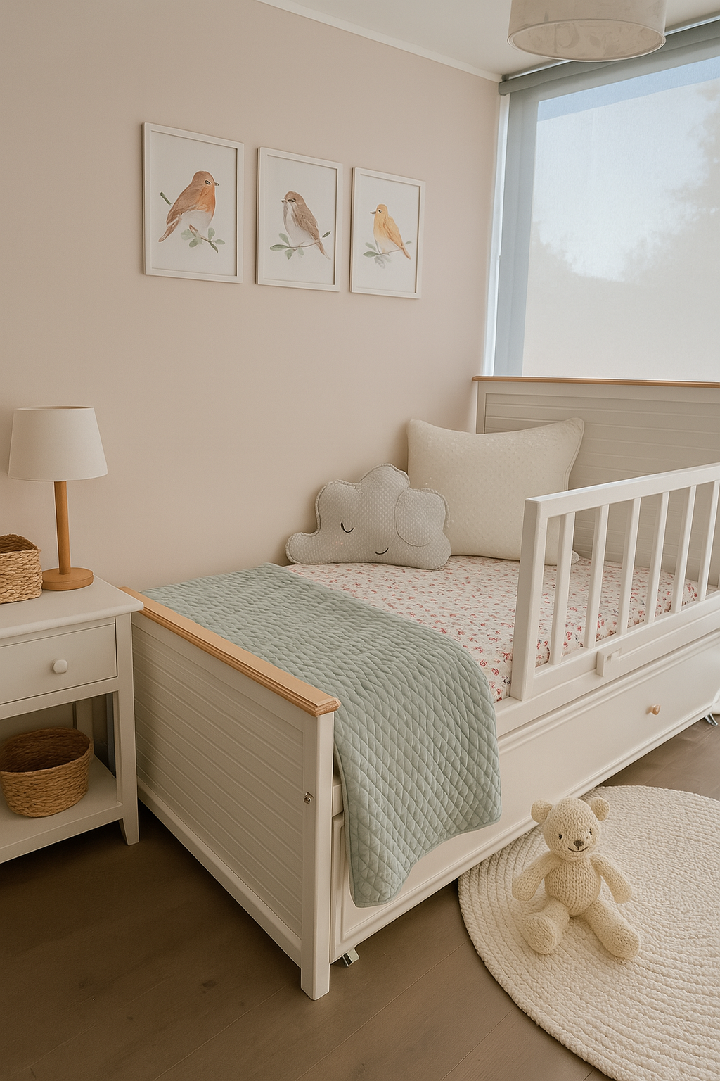 Cama infantil americana nido para niños - 1 plaza-0