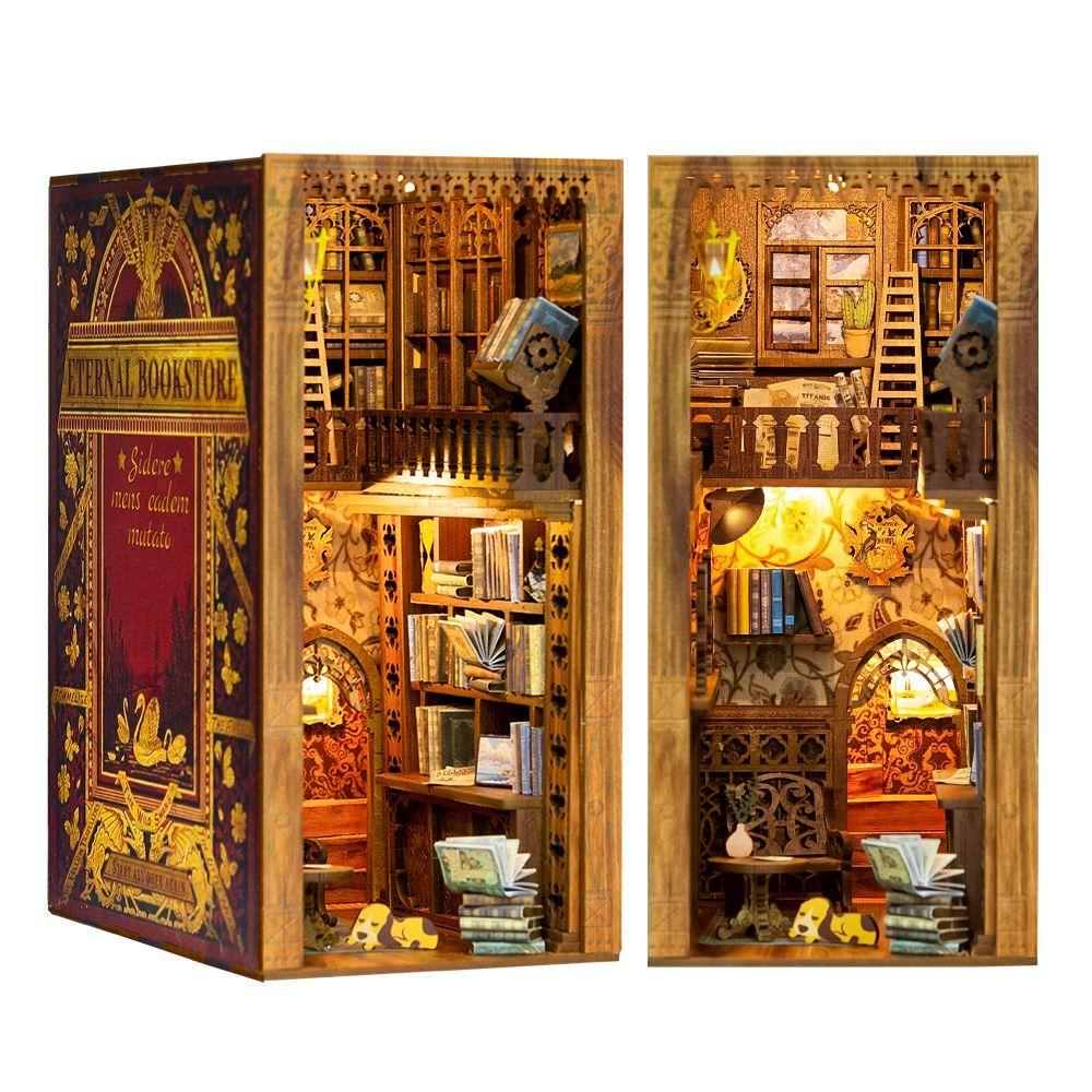 Book Nook Miniatura 3D Eternal Bookstore-6