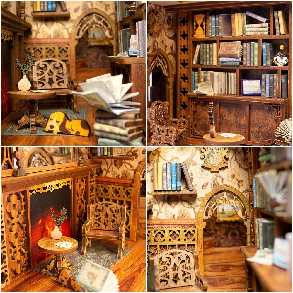 Book Nook Miniatura 3D Eternal Bookstore-7