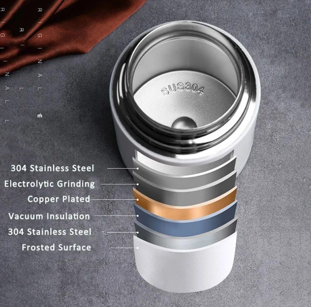 Termo de acero inoxidable para alimentos con cuchara 800ML-2