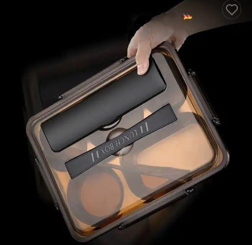 Bandeja Térmica Con Subdivisiones 1 L Celeste/Café-2