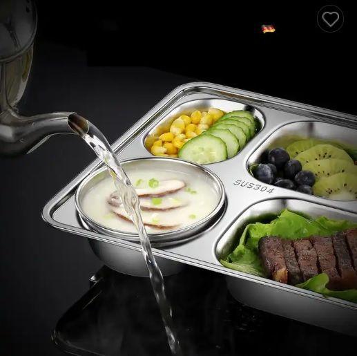 Bandeja Térmica Con Subdivisiones 1 L Celeste/Café-6