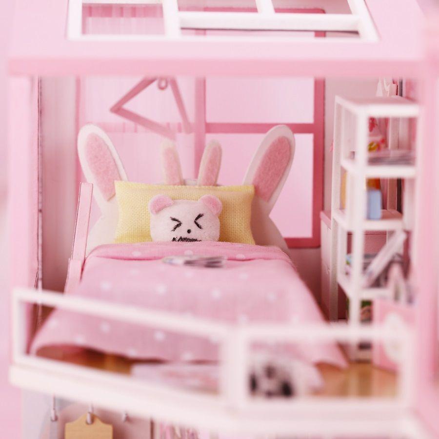 Puzzle Dollhouse Book Nook 3D First Love-2