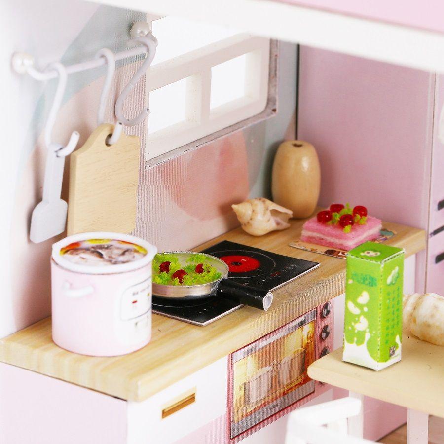 Puzzle Dollhouse Book Nook 3D First Love-3