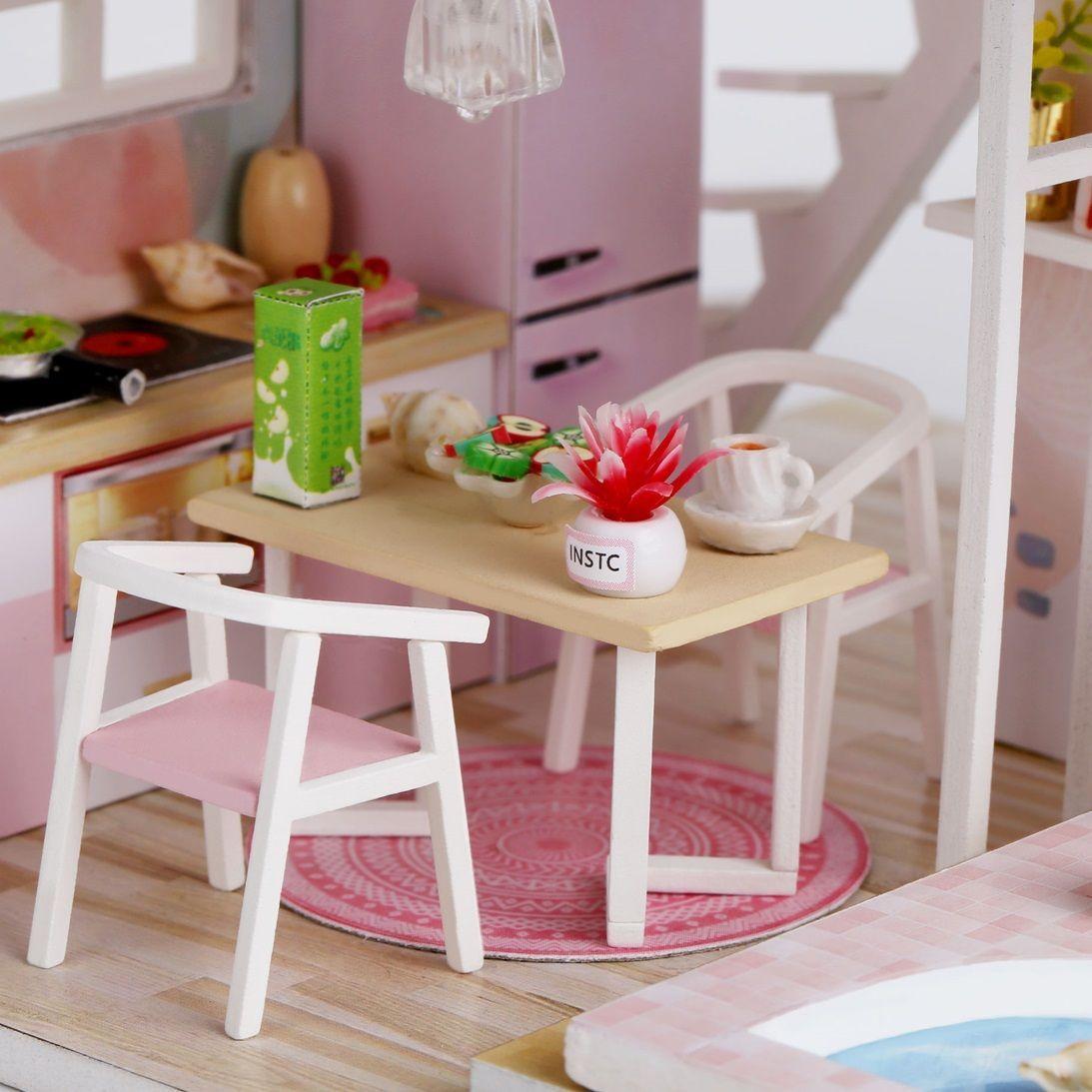 Puzzle Dollhouse Book Nook 3D First Love-7