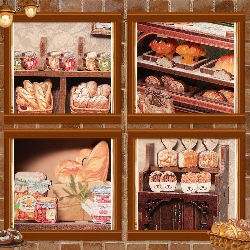 Book Nook Miniatura 3D Mr Hunt Backery-2