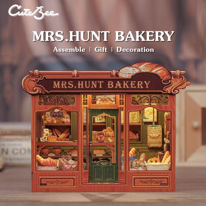 Book Nook Miniatura 3D Mr Hunt Backery-7