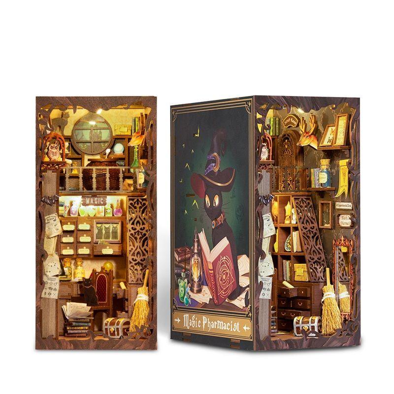 Book Nook Miniatura 3D Magic Pharmacist-3