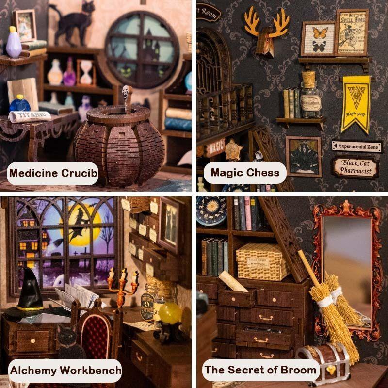 Book Nook Miniatura 3D Magic Pharmacist-6