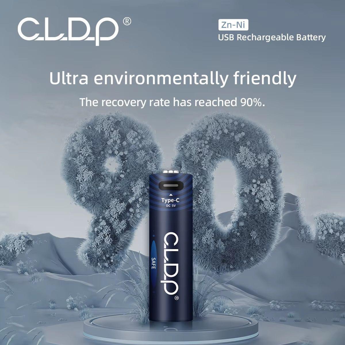 Pilas recargables Zinc Niquel AA 1 6v Puerto Type C USB-7