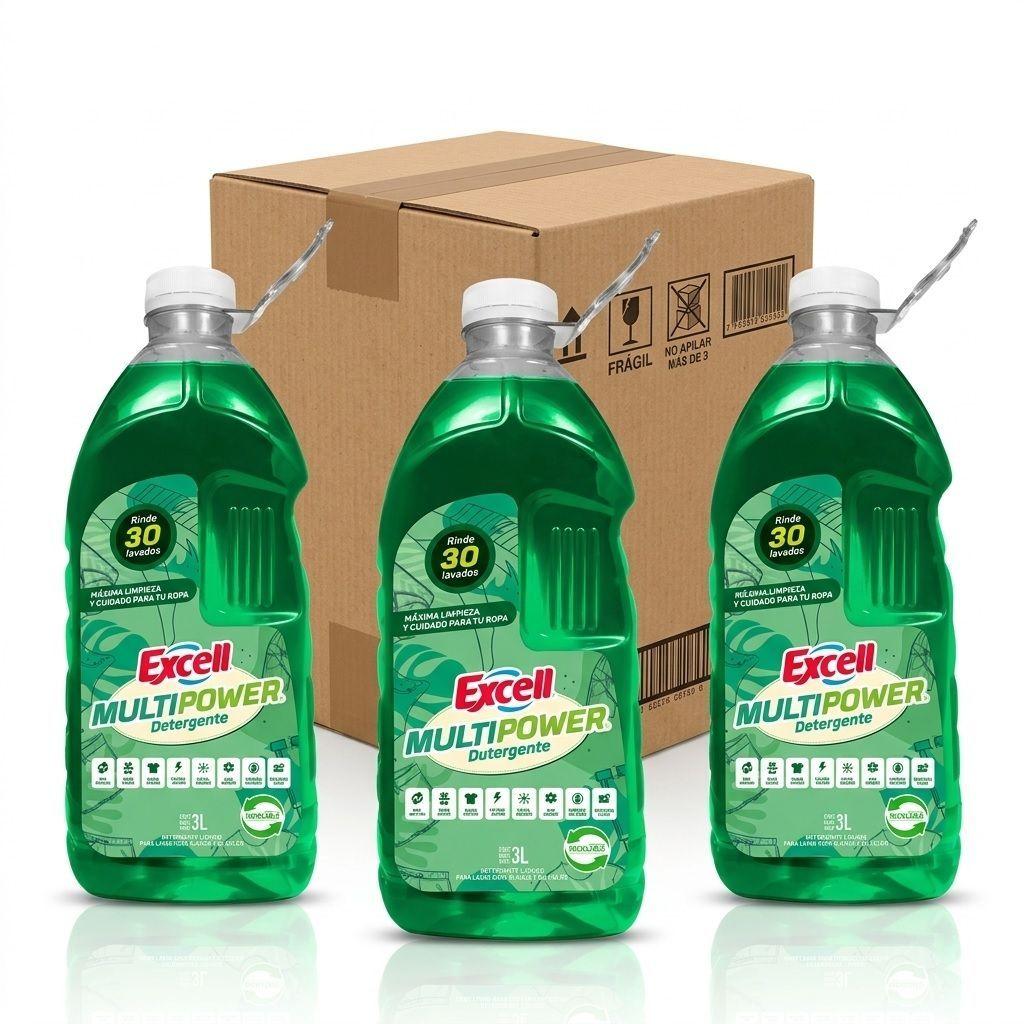 DETERGENTE MULTIPOWER 3LTS X 3-0