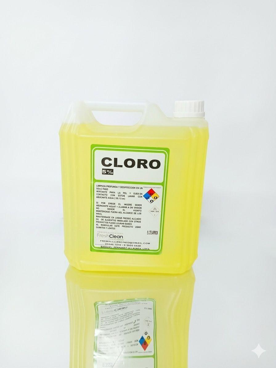 CLORO LIQUIDO DOMESTICO AL 5% 5 LITROS -0