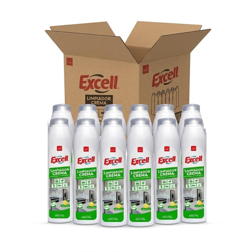 LIMPIADOR EN CREMA EXCELL 500CC/750GR X 12-0