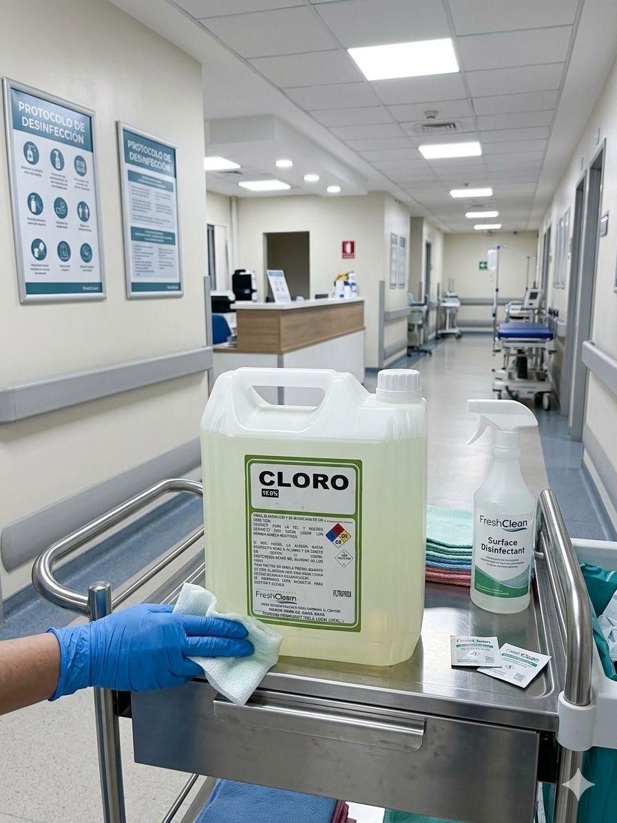 CLORO LIQUIDO INDUSTRIAL AL 10% 5 LITROS -1