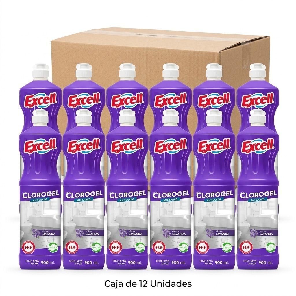 CLORO GEL EXCELL 900CC X 12-0