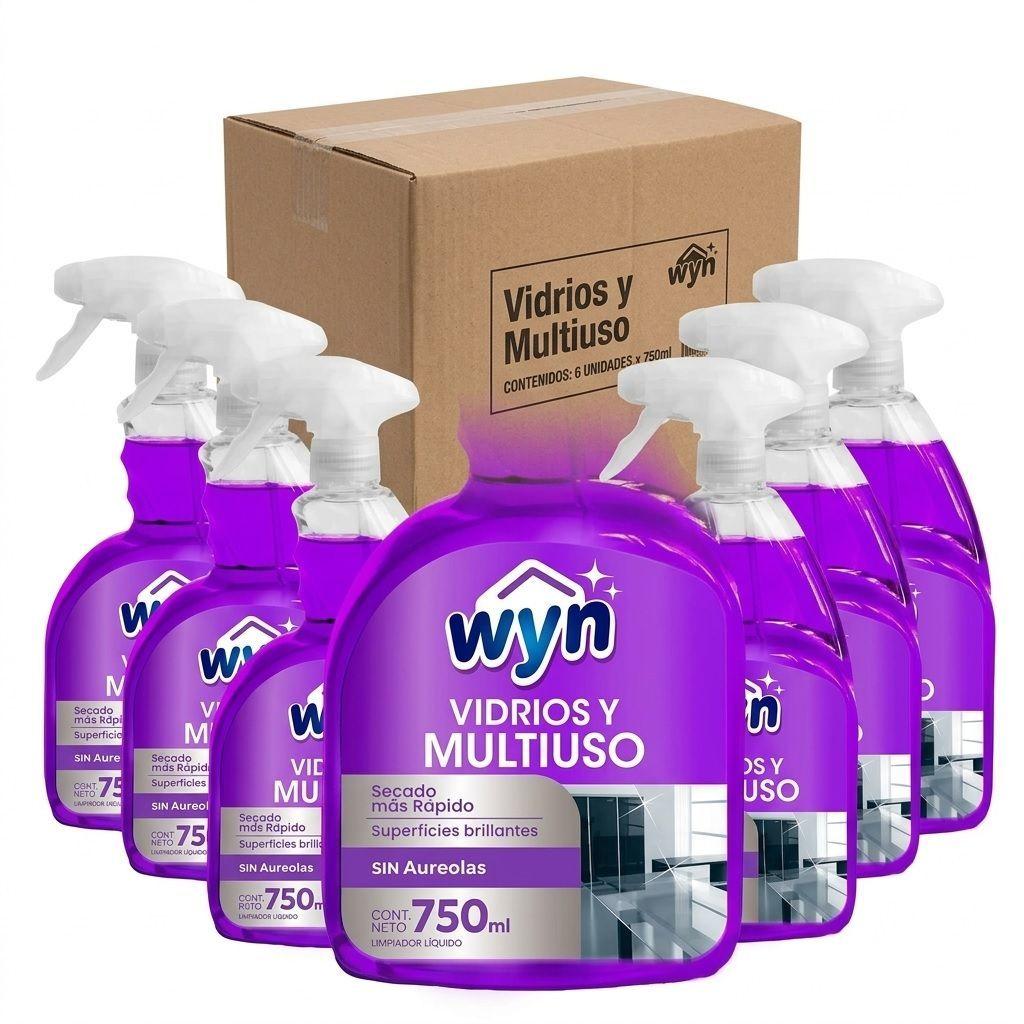 LIMPIA VIDRIOS MULTIUSO WYN GATILLO 750ML X 6-0
